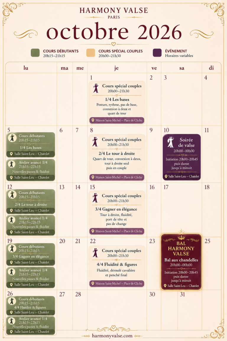 planning octobre